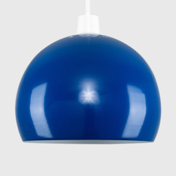 ValueLights Mini Arco Navy Blue Metal Pendant Shade - Size: 17.5 x 21.5 x 21.5cm - Wilko - thumbnail 4