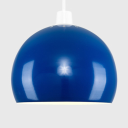 ValueLights Mini Arco Navy Blue Metal Pendant Shade - Size: 17.5 x 21.5 x 21.5cm - Wilko - thumbnail 5