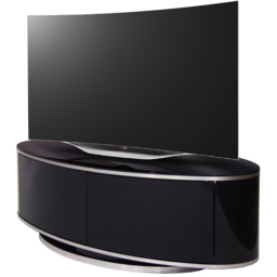 MDA Designs Luna 2 Door Black TV Unit - Size: 41 x 115 x 47cm - Wilko - thumbnail 5