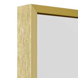 The Artus Gold Aluminium Wall Leaner Mirror 174 x 110cm - MirrorOutlet - Wilko - thumbnail 6