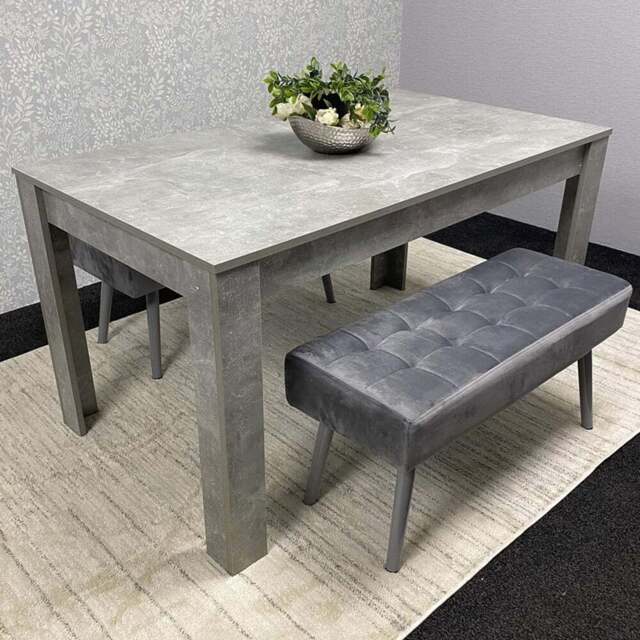 Kosy Koala 4 Seater Stone Dining Set Grey - Wilko - image 1