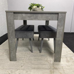 Kosy Koala 4 Seater Stone Dining Set Grey - Wilko - thumbnail 7