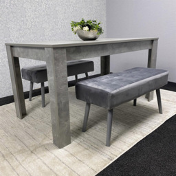 Kosy Koala 4 Seater Stone Dining Set Grey - Wilko - thumbnail 5