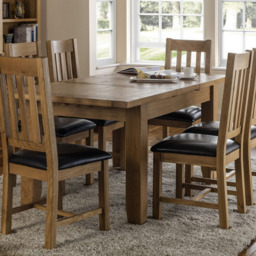 Julian Bowen Astoria 4 Seater Extending Dining Table - Wood - Wilko