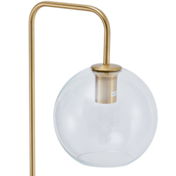 Living and Home Gold Arm Floor Lamp - Size: 157.5 x 30.5 x 30.5cm - Wilko - thumbnail 4