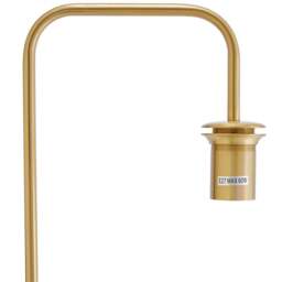 Living and Home Gold Arm Floor Lamp - Size: 157.5 x 30.5 x 30.5cm - Wilko - thumbnail 5