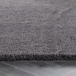 My Luxe Charcoal Rug 60 x 100cm - Size: 60 x 100 x 6cm - grey - Wilko - thumbnail 3