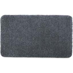 My Luxe Charcoal Rug 60 x 100cm - Size: 60 x 100 x 6cm - grey - Wilko - thumbnail 1