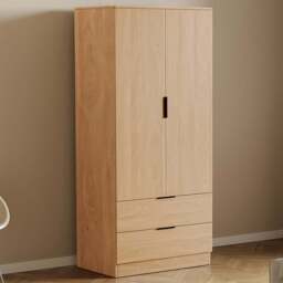 VIDA DESIGNS Trega 2 Drawer 2 Door Pine Wardrobe - Size: 2 Door, 2 Drawer - Wilko