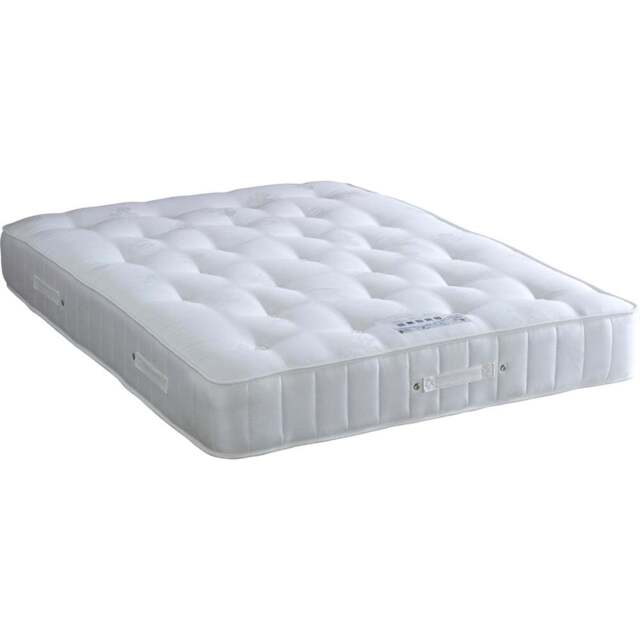 Crystal Small Double 1400 Pocket Sprung Mattress - White - Bedmaster - Wilko - image 1