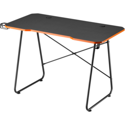 Properav Black and Orange Computer Gaming Desk - Size: 75 x 112 x 60cm - Wilko - thumbnail 3