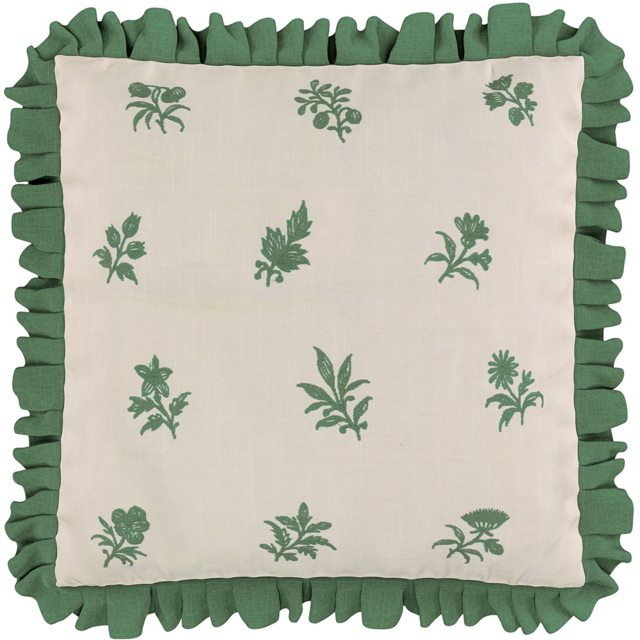 V&A Verdant Bouquet Green Cushion 45 x 45cm - Wilko - image 1