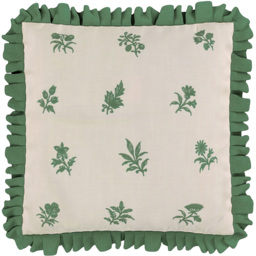 V&A Verdant Bouquet Green Cushion 45 x 45cm - Wilko