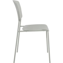 Core Products Academy Set of 2 Light Grey Plastic Kitchen Chair - Wilko - thumbnail 6