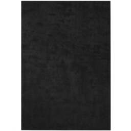 tectake Zonelle Black Short Pile Ultra Soft Rug 230 x 160cm - Size: 1.2 x 124 x 307cm - Wilko - thumbnail 1
