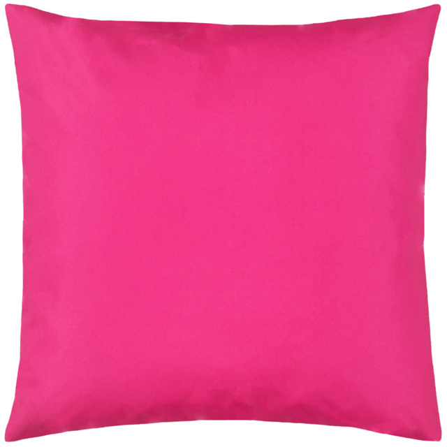 furn. Plain Pink Outdoor Cushion Large - Size: 55 x 55cm - Wilko - image 1