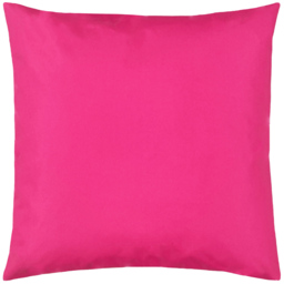 furn. Plain Pink Outdoor Cushion Large - Size: 55 x 55cm - Wilko