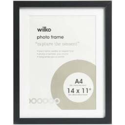 Wilko Black Photo Frame 14 x 11 Inch - thumbnail 1