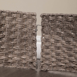 Samuel Alexander KD Large Grey Plastic Wicker Rattan Christmas Tree Skirt 24 x 70cm - Size: 24 x 24 x 24cm - Wilko - thumbnail 6