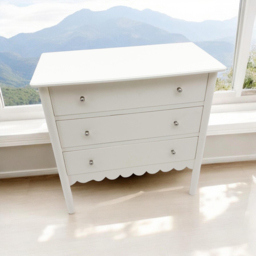 Acacia Home 3 Drawer Chest Of Drawers - Cream - Wilko - thumbnail 4