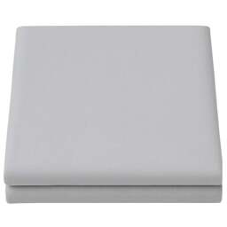 Sweet Dreams Percale Single Grey Flat Sheet - Wilko - thumbnail 1
