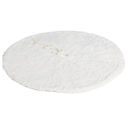 The Christmas Workshop White Faux Fur Tree Skirt - Wilko - thumbnail 1