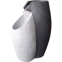 Heissner Black White 2 Jugs Water Feature - Size: 31 x 31 x 65cm - Wilko - thumbnail 1