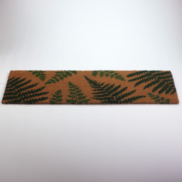 RHS Fern Latex Backed Runner 40 x 120cm - Size: 120 x 40 x 1.5cm - Green - Wilko - thumbnail 4