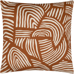 furn. Dunes Brick Polyester Filled Outdoor Cushion - Size: 43 x 43cm - Red - Wilko - thumbnail 4