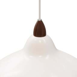 Living and Home White Iron Industrial Style E27 Pendant Light - Size: 130 x 35 x 35cm - Wilko - thumbnail 5