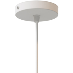 Living and Home White Iron Industrial Style E27 Pendant Light - Size: 130 x 35 x 35cm - Wilko - thumbnail 6
