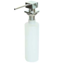 Reginox GSD 02 SD Soap Dispenser - Size: 4.2 x 4 x 23.8cm - Silver - Wilko