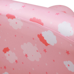 Tommy Toys Pink Cute Cloud Star Wooden Frame Kids Armchair with Footrest - Wilko - thumbnail 4