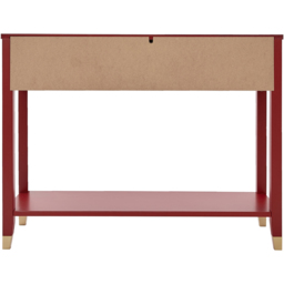 Palazzi 2 Drawer Red Console Table - Size: 35 x 105 x  80cm - Wilko - thumbnail 5