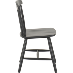 Seconique Emery Set of 2 Dark Grey Dining Chair - Wilko - thumbnail 4