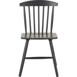 Seconique Emery Set of 2 Dark Grey Dining Chair - Wilko - thumbnail 5