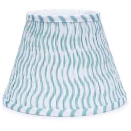 ValueLights Riza Green Arrow Tapered Pleated Large Lamp Shade - Size: 22 x 41 x 41cm - Wilko