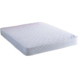 Prince Super King Coil Sprung Mattress - White - Bedmaster - Wilko - thumbnail 1