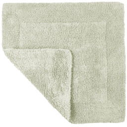 Allure Bath Fashions Elegance Sage Green Reversible Heavyweight Square Bath Mat 55 x 55cm - Size: 53 x 55cm - Wilko - thumbnail 4