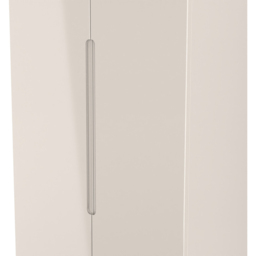 Crowndale Milan 2 Door 2 Drawer Kashmir Gloss and Kashmir Tall Wardrobe Ready Assembled - Kashmir Gloss & Kashmir - Wilko - thumbnail 5