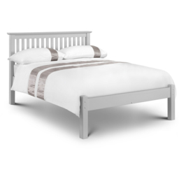 Julian Bowen Barcelona Double Dove Grey Low Foot End Bed Frame - Wilko - thumbnail 3