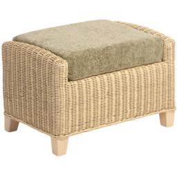 Desser Furniture Dijon Jubilee Sage Footstool - Size: 46.0 cm x 70.0 cm x 48.0 cmcm - Cream - Wilko - thumbnail 3