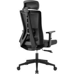TTAP Oxford Plus Black Mesh Swivel Office Chair - Size: 120 x 60 x 60cm - Wilko - thumbnail 4