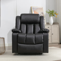 Artemis Home Sheridan Black Massage and Heat Electric Recliner Chair - Size: Single - Wilko - thumbnail 3