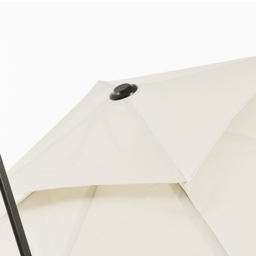 Outsunny Beige Crank and Tilt Cantilever Parasol with Base 3m - Cream - Wilko - thumbnail 4
