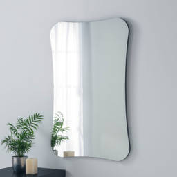 Yearn Barnsbury Black Organic Wall Mirror 90 x 60cm - Wilko - thumbnail 3