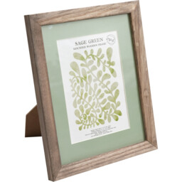 Sage Green Mounted Wooden Photo Frame Green 7 x 5in - The Port. Co Gallery - Wilko - thumbnail 3