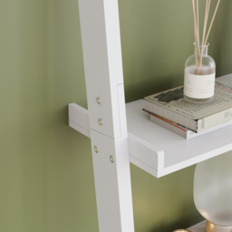 VIDA DESIGNS York 5 Shelf White Ladder Bookcase - Wilko - thumbnail 6