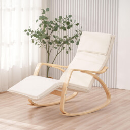 Enzo White Rocking Chair - Size: Single - Wilko - thumbnail 6