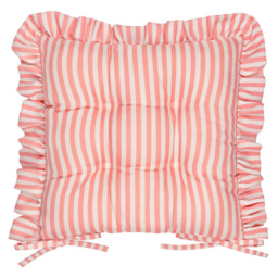 Wylder Millie Pink Ruffle Seat Pad 40 x 40cm 2 Pack - Wilko - thumbnail 4